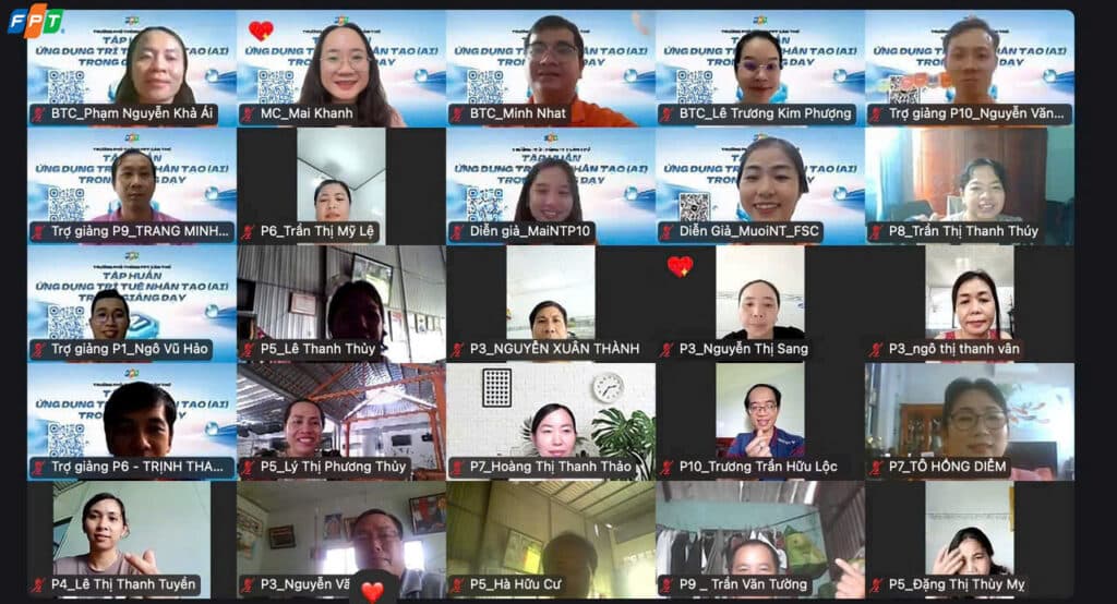 TRƯỜNG PHỔ THÔNG FPT CẦN THƠ TỔ CHỨC TẬP HUẤN ỨNG DỤNG TRÍ TUỆ NHÂN TẠO (AI) CHO GIÁO VIÊN CÁC TRƯỜNG THCS | FPT Schools