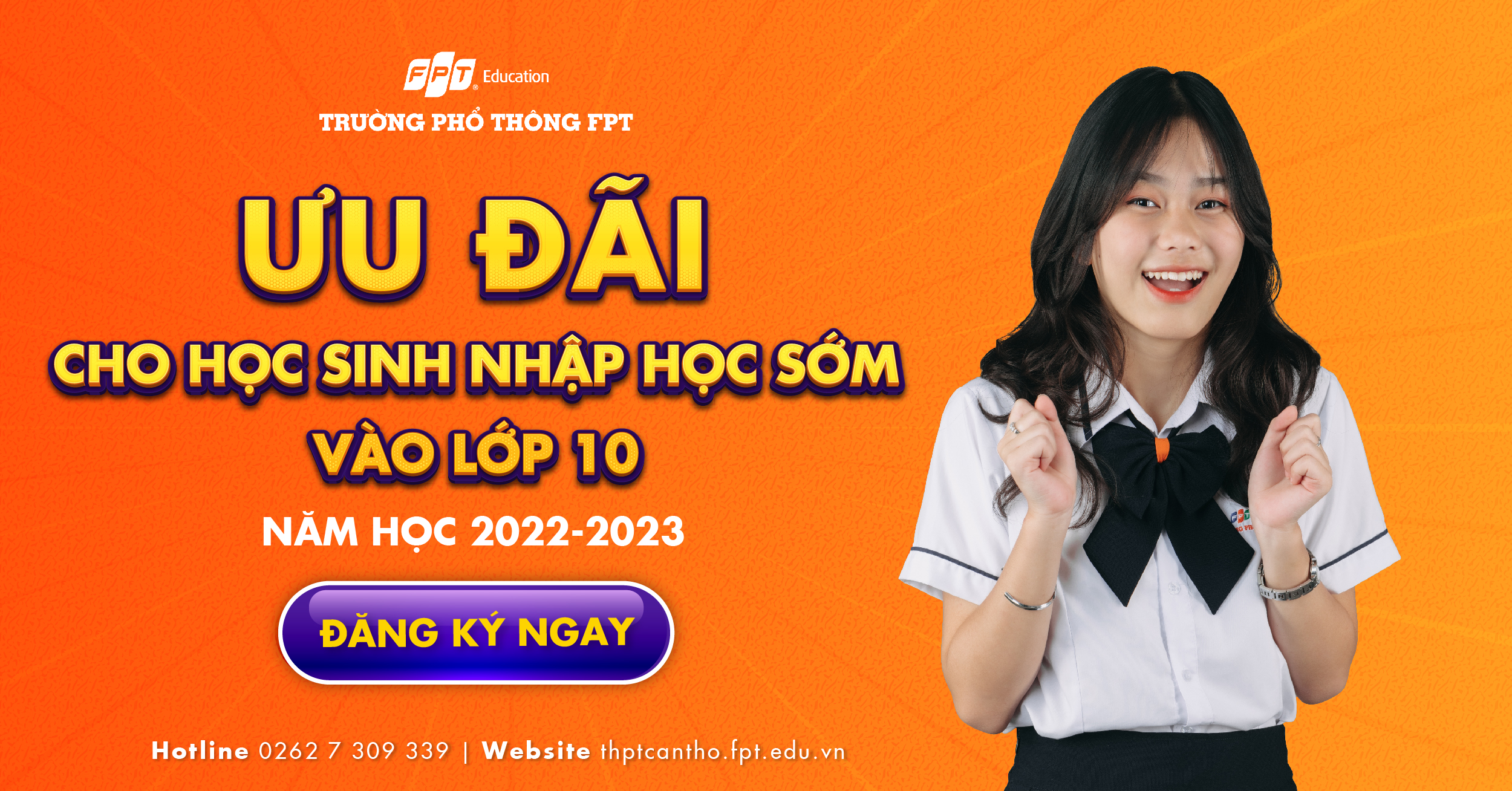 THPT FPT - Thông báo chính sách ưu đãi cho học sinh nhập học sớm ...